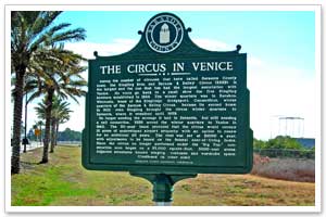 Sarasota History - Circus in Venice photo