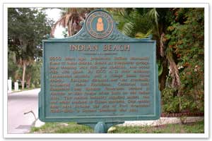 Indian Beach Marker