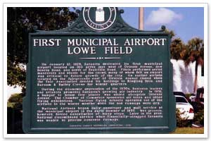 Sarasota History - Municipal Airport/Lowe Field photo