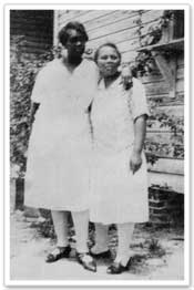 Emma Booker, left
