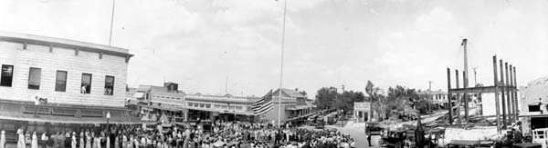 Sarasota History - Flag Pole at Five Points photo